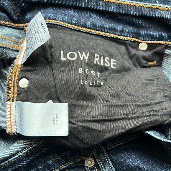 Lucky Brand Low Rise Lolita Bootcut Jean, Dark Wash, 14 Long (32 Long) - Picture 5 of 11